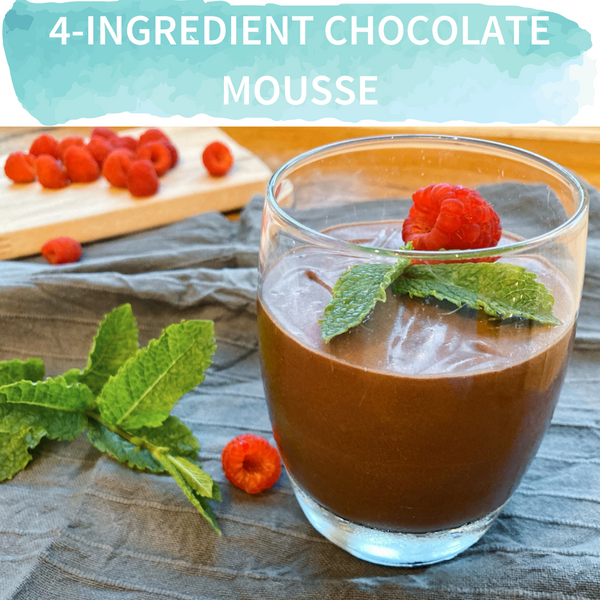 4-Ingredient Chocolate Mousse