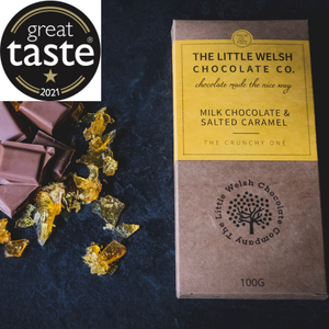 MILK CHOCOLATE & SALTED CARAMEL - NO PACKAGING - The Little Welsh Chocolate Company