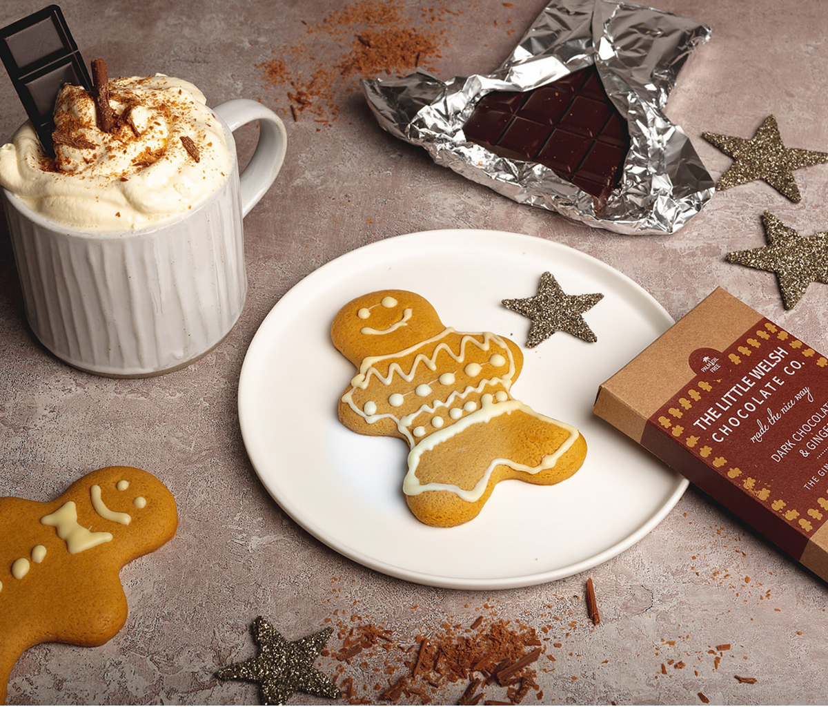 Gingerbread Chocolate Bar, Dark Chocolate & Ginger | TLWCC – The Little ...