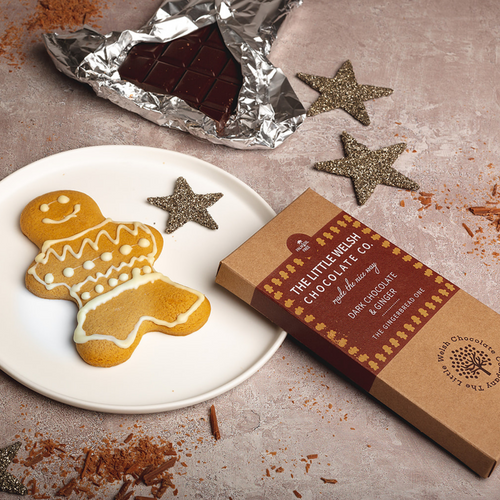 DARK CHOCOLATE & GINGER - The Little Welsh Chocolate Company